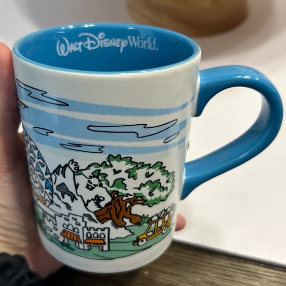 WALT DISNEY WORLD Coffee Mug Skyline 4 Parks Epcot Hollywood Tower Magic Kingdom - Picture 3 of 9